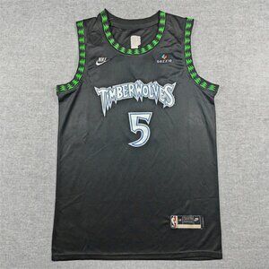Kids Youths Anthony Edwards Black Stitched Jersey